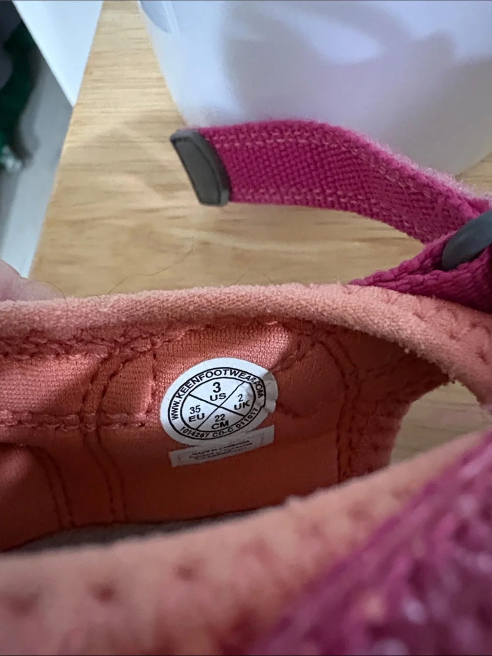 Keen Kids Pink and Coral Closed-Toe Water Shoes
